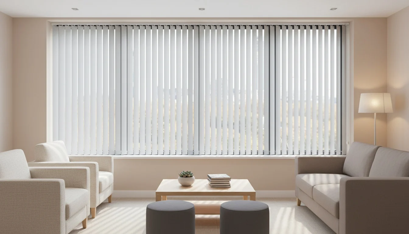 Commercial vertical blinds